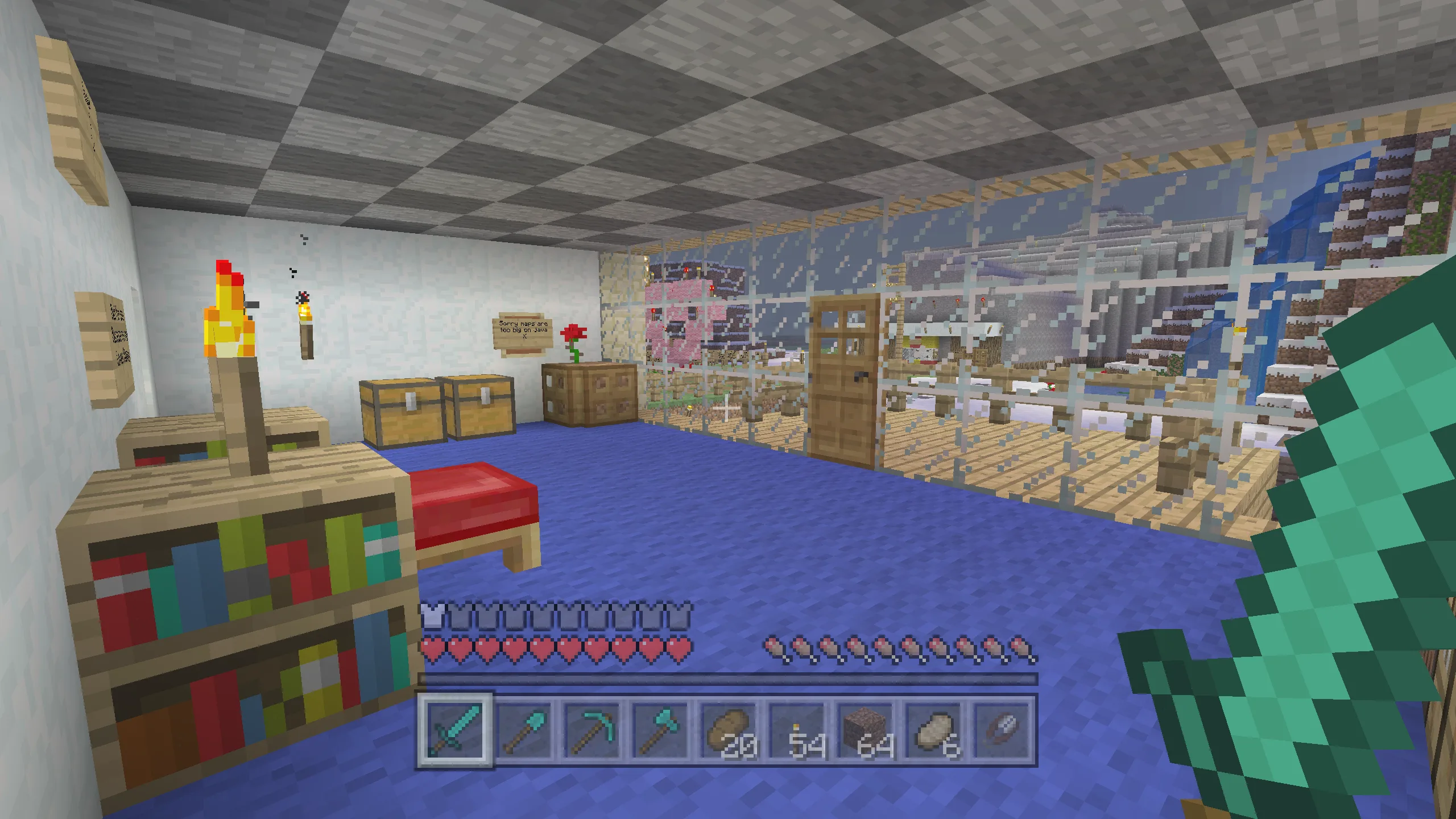 Legacy360: Stampy's Lovely World с пользовательским интерфейсом Legacy4J.