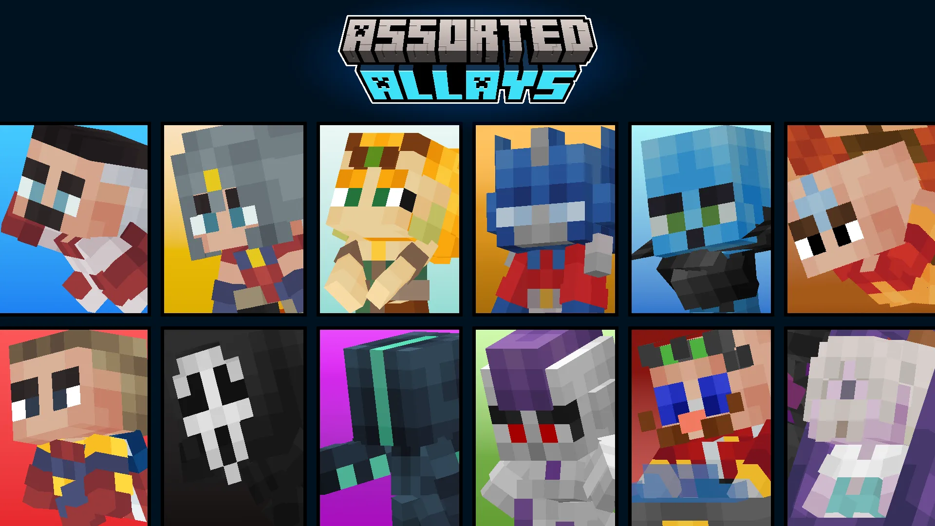 Скриншот обновления 8.0: Mortals and Immortals для мода Assorted Allays с множеством новых вариантов эллеев.