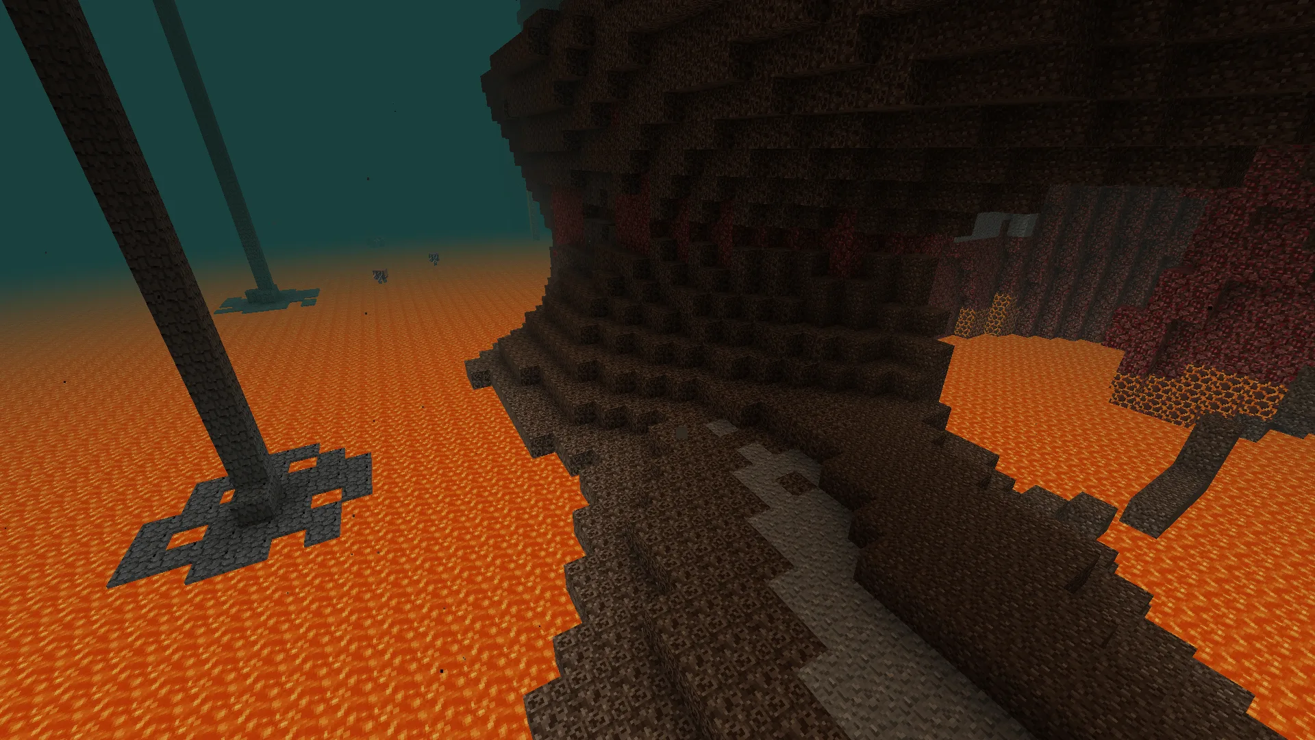 Долина песка душ в ресурс-паке Programmer Nether