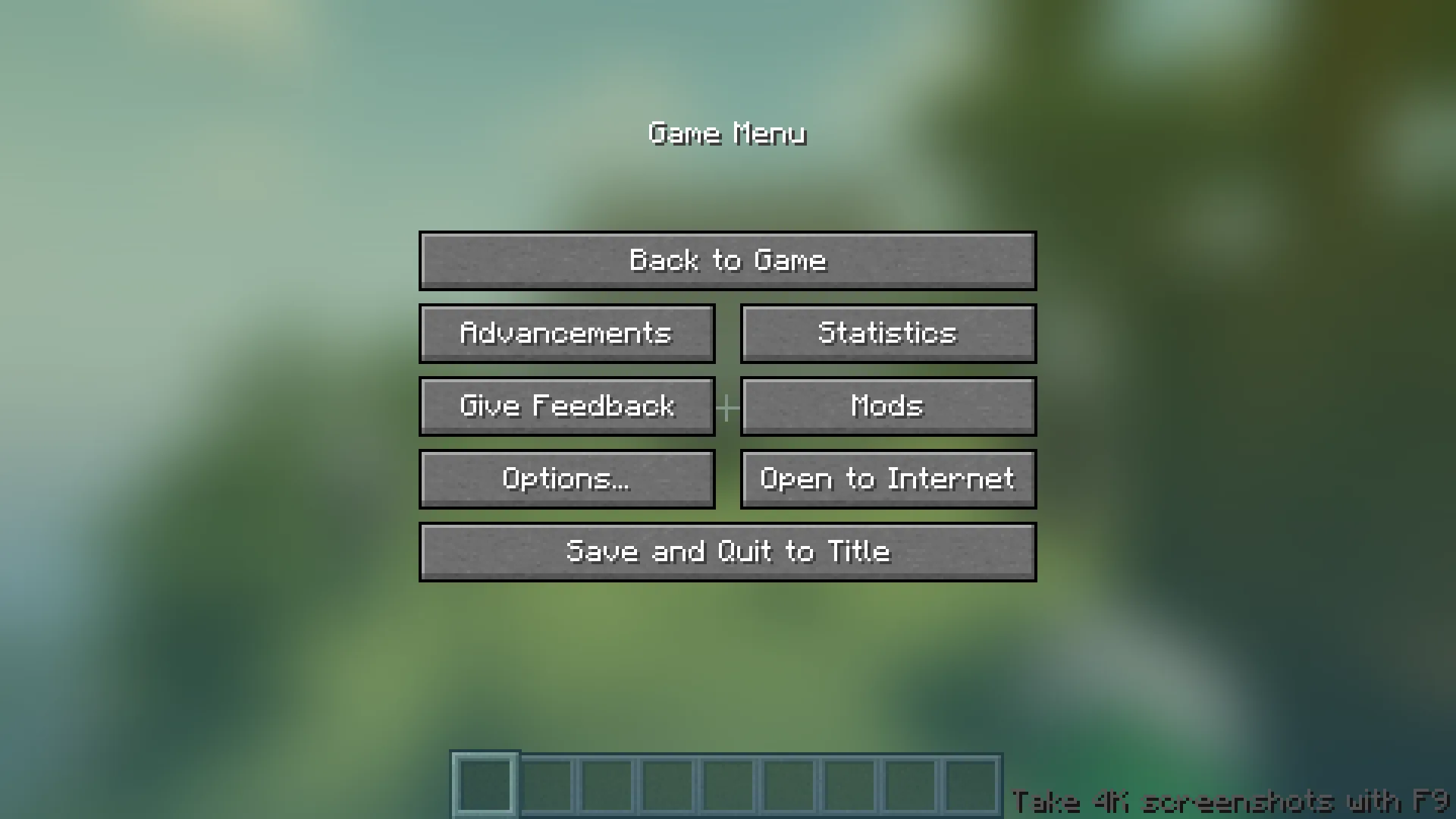 Настройка радиуса размытия в моде Blur+.