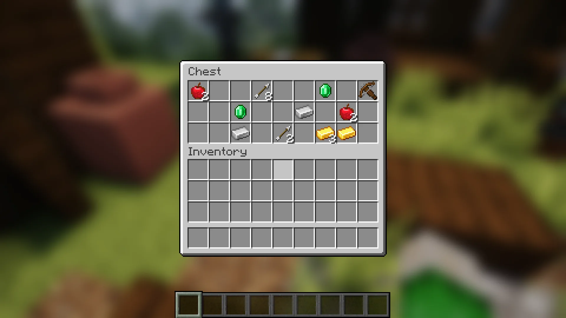Скриншот интерфейса мода Blur+ с эффектом размытия фона в меню игры.