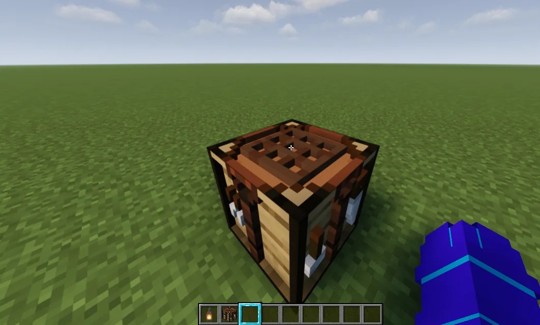 3D-модель верстака из ресурс-пака Better Stuff