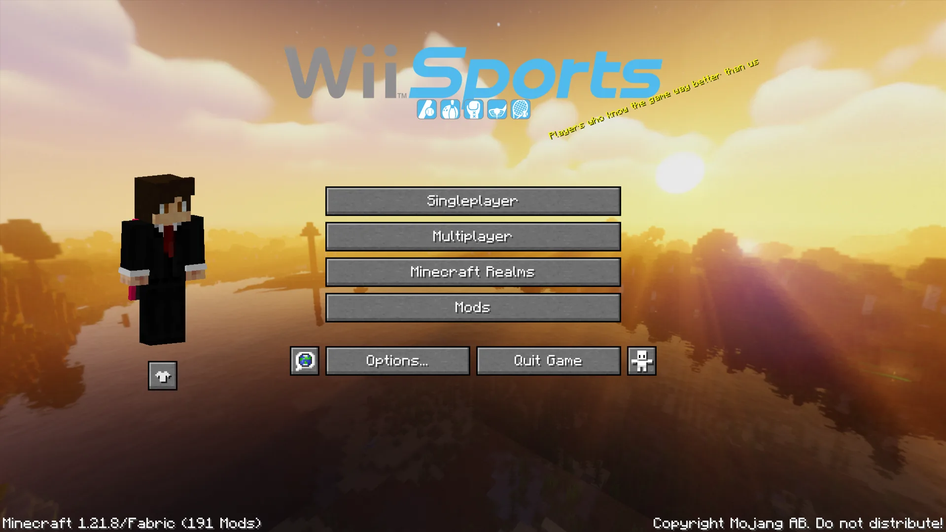 Обновленное главное меню в ресурс-паке OpferSMP