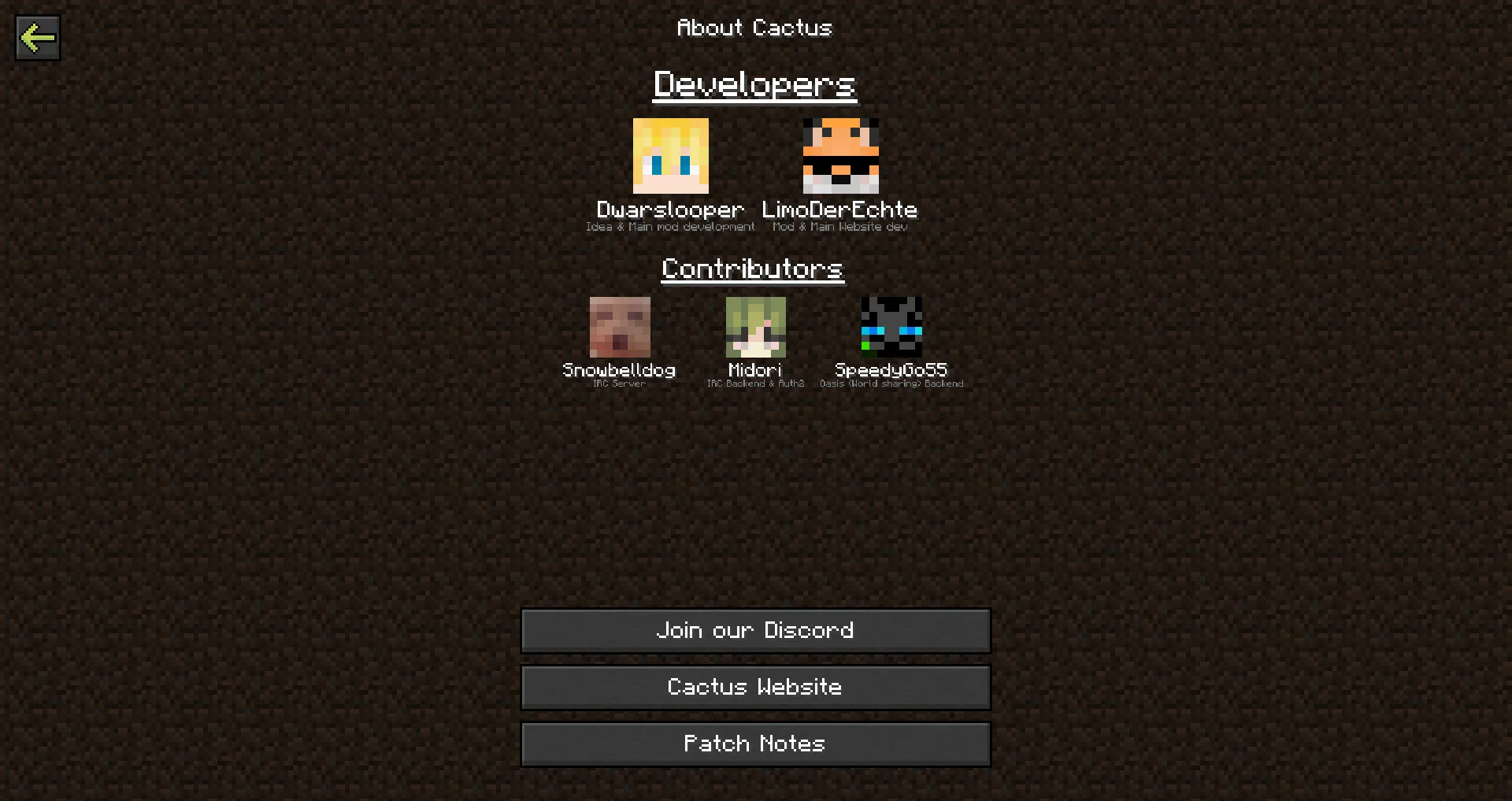 Команда разработчиков Cactus Mod