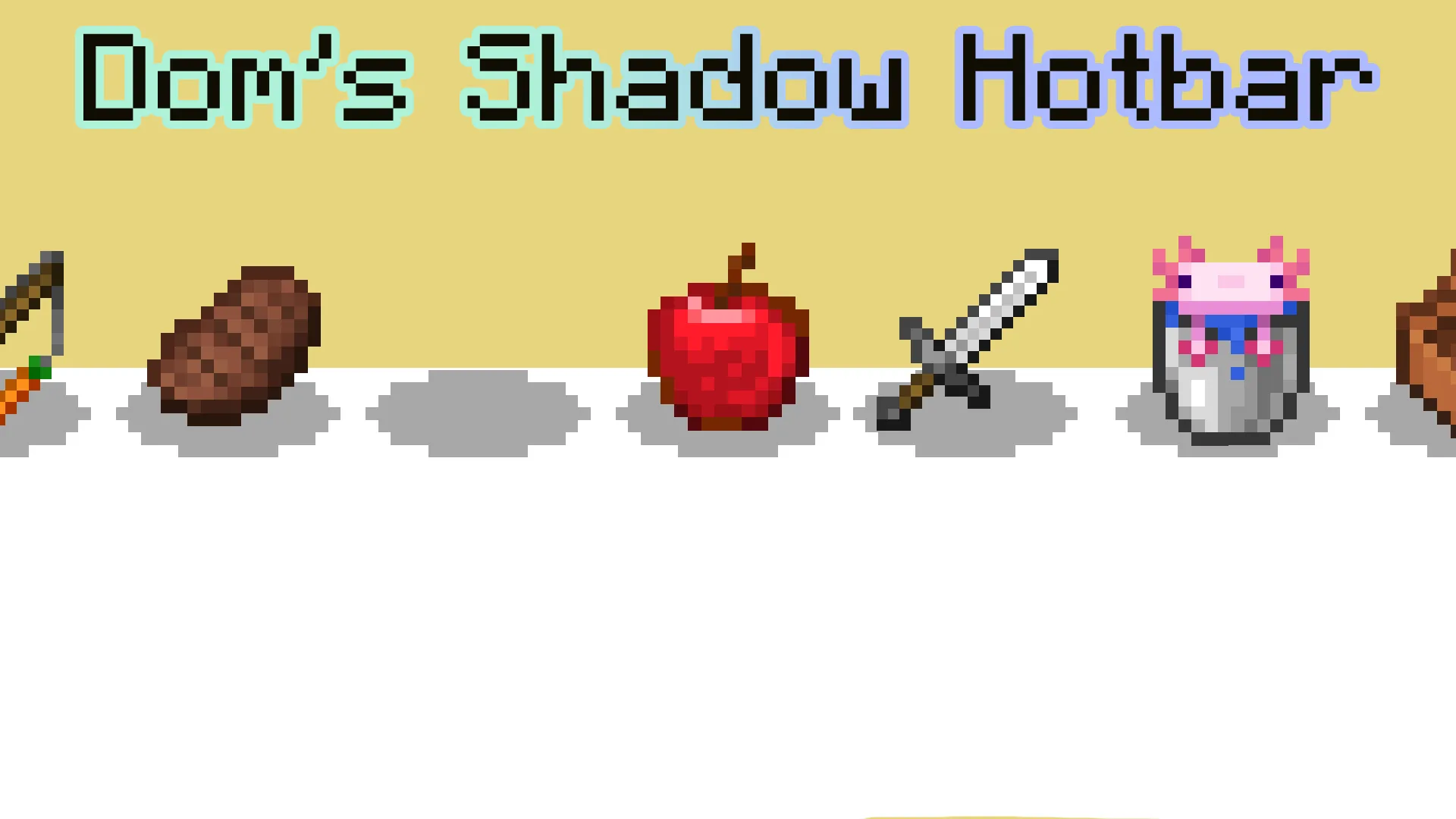 Основное изображение проекта Dom's Shadow Hotbar