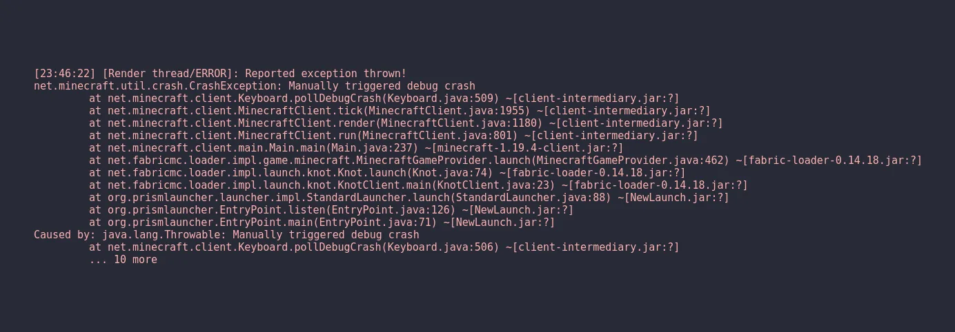 StackDeobfuscator: результат деобфускации с маппингами Yarn/Quilt