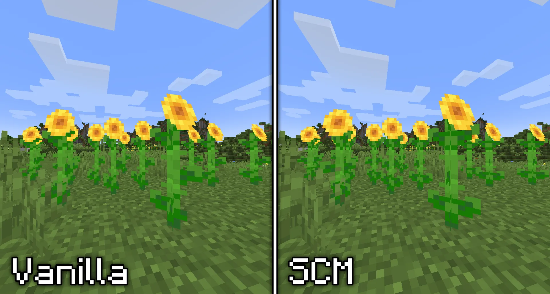 Подсолнухи в стиле Spatial Cross Models