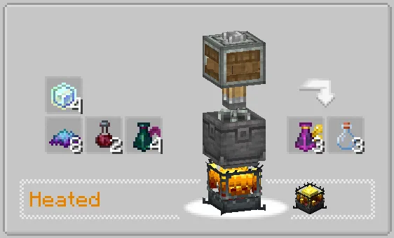 Рецепт крафта Epic Ink из мода Create: Wizardry.