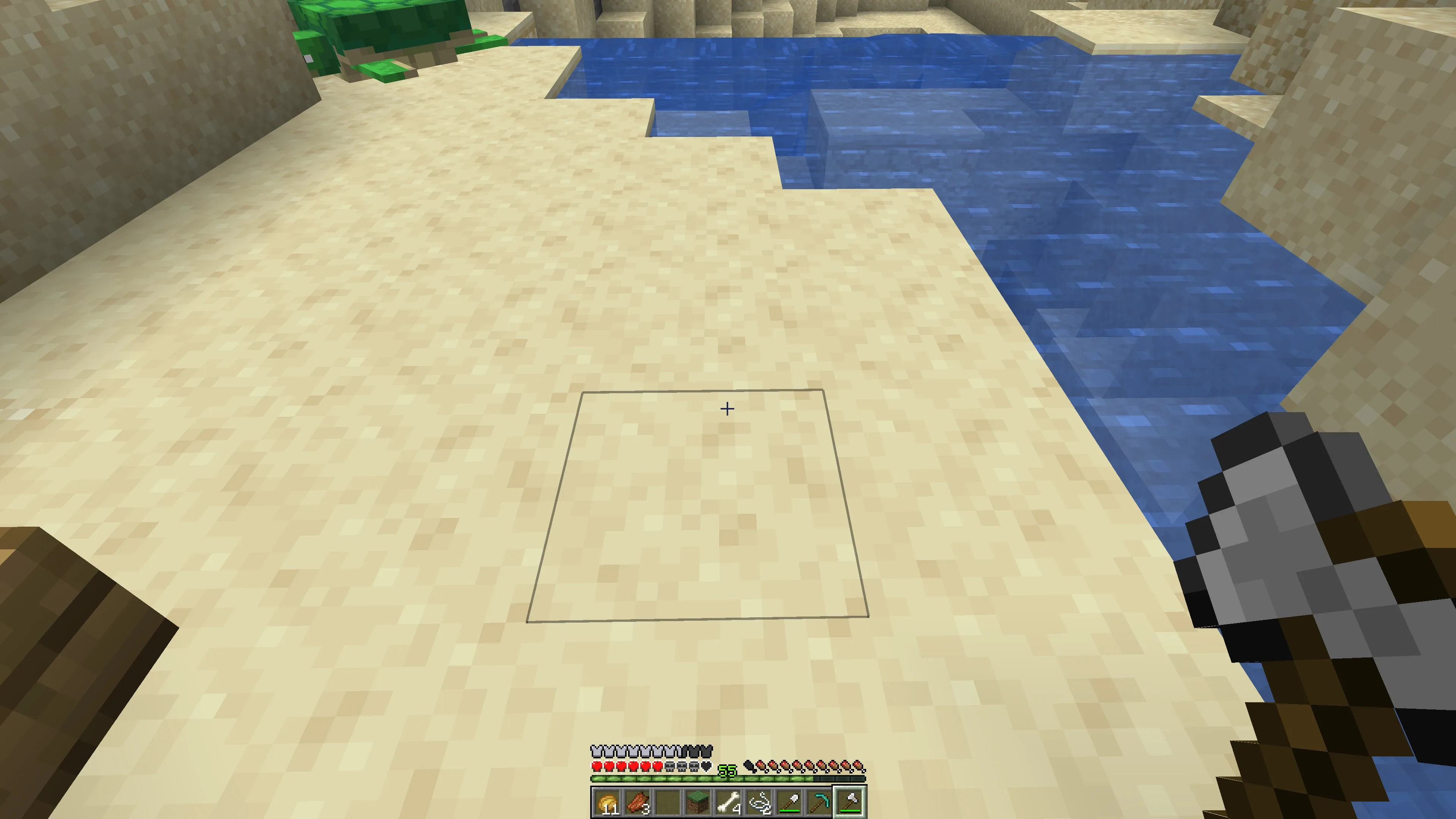 Череп с индикатором урона от падения