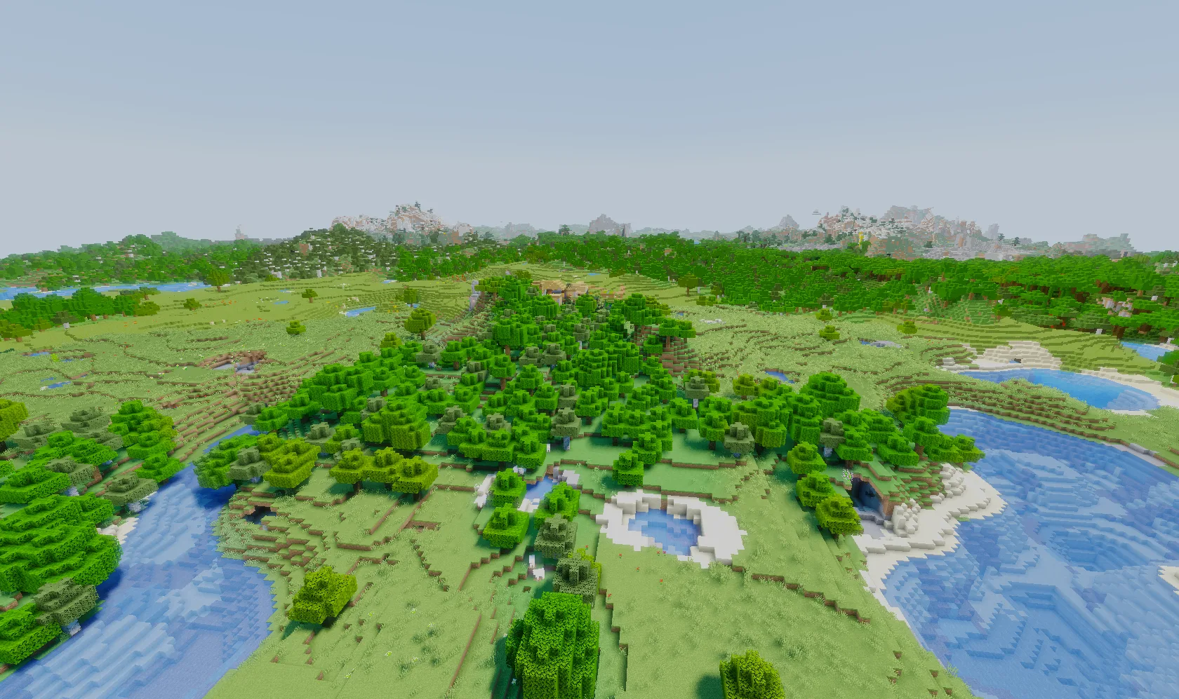 OpenShad: Далекий горизонт в полдень.