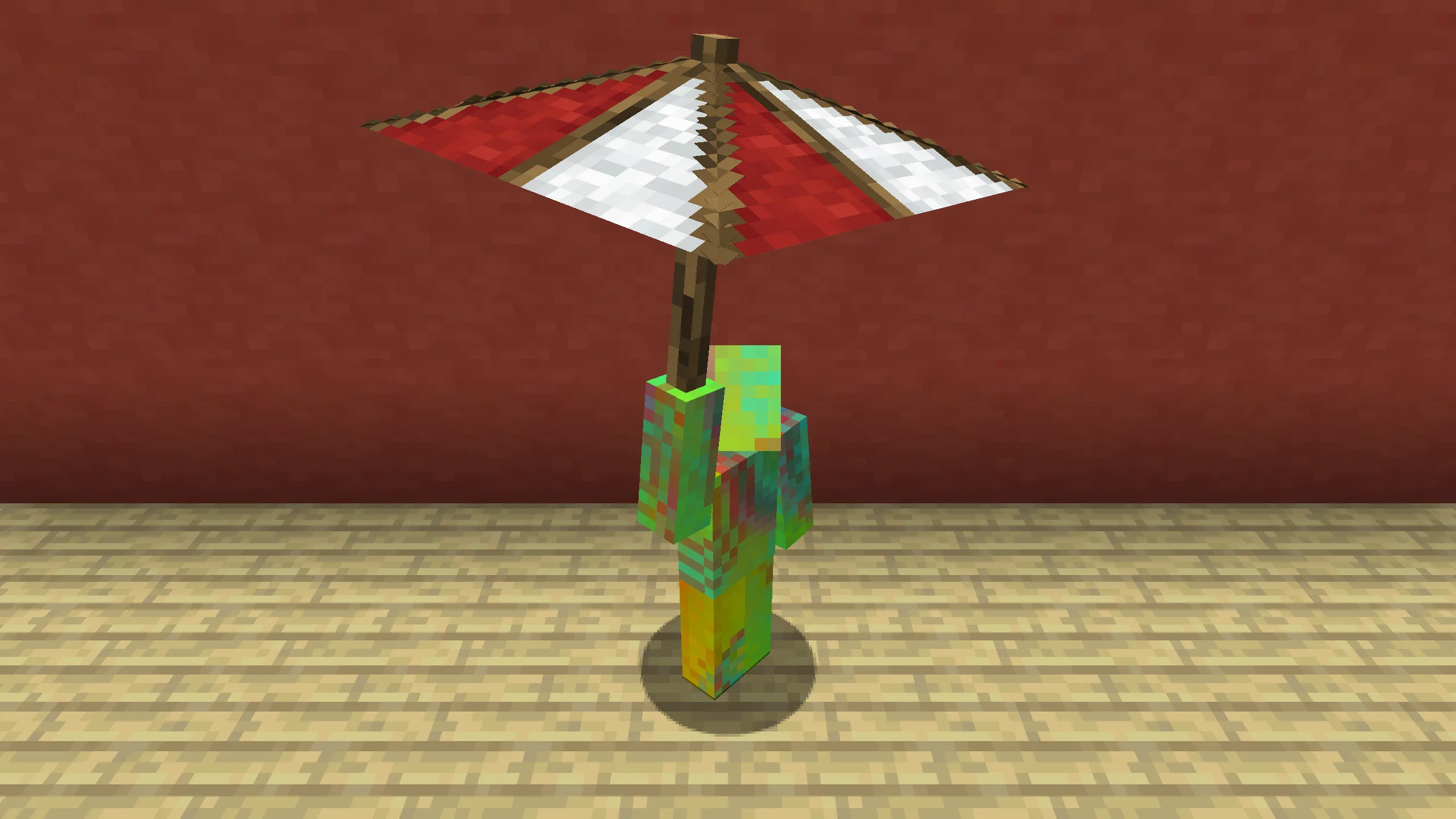 Зонт из мода Artifacts, используемый в качестве щита или планера.