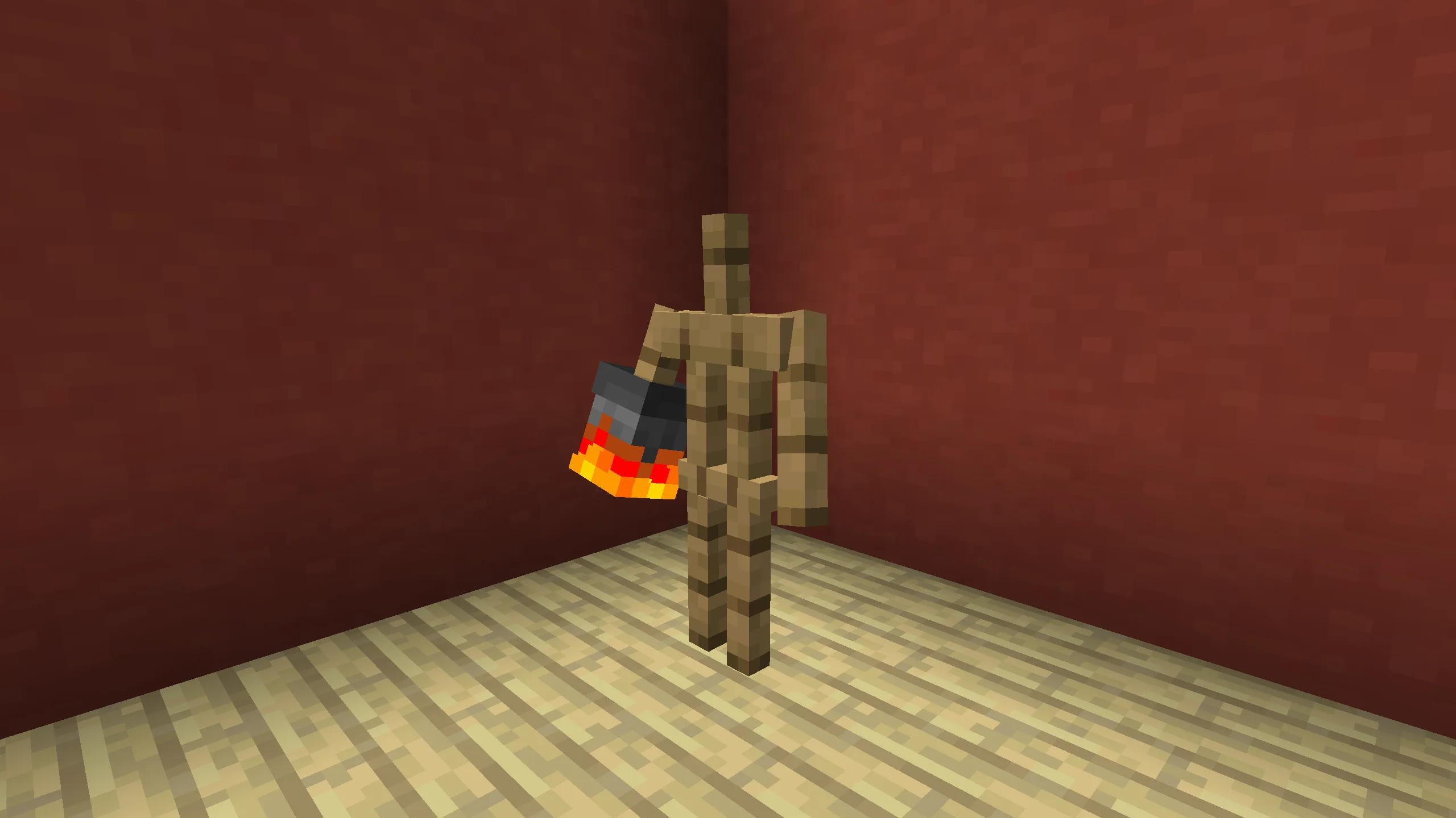 Огненная рукавица из мода Artifacts, поджигающая цели при атаке.