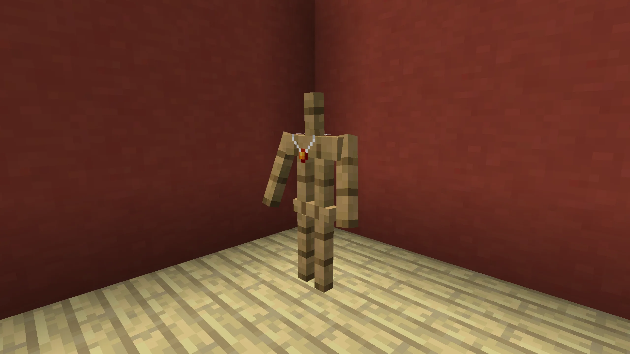 Амулет пламени из мода Artifacts: предмет, поджигающий атакующих врагов.