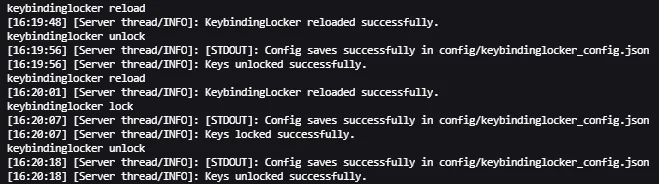 Серверные логи мода KeybindingLocker