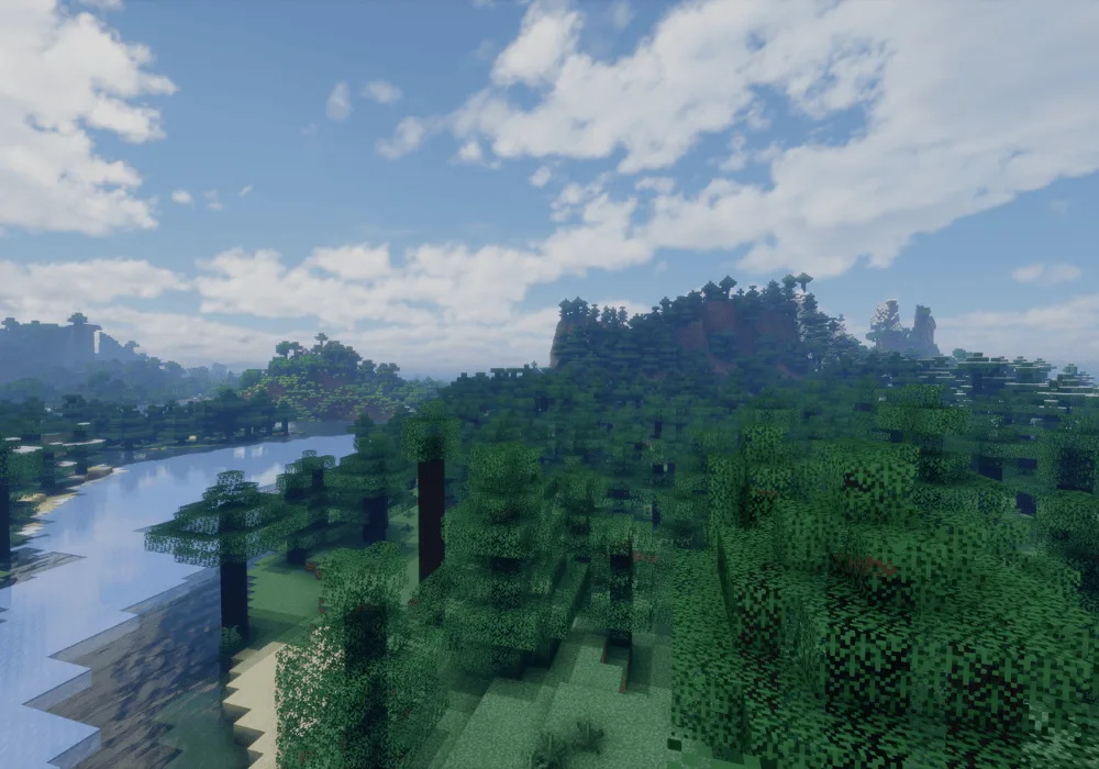 Естественный переход ландшафта при путешествии к полюсам