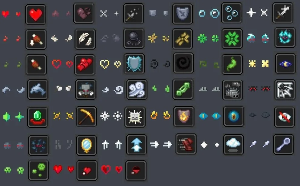 Частицы эффектов в Minecraft.