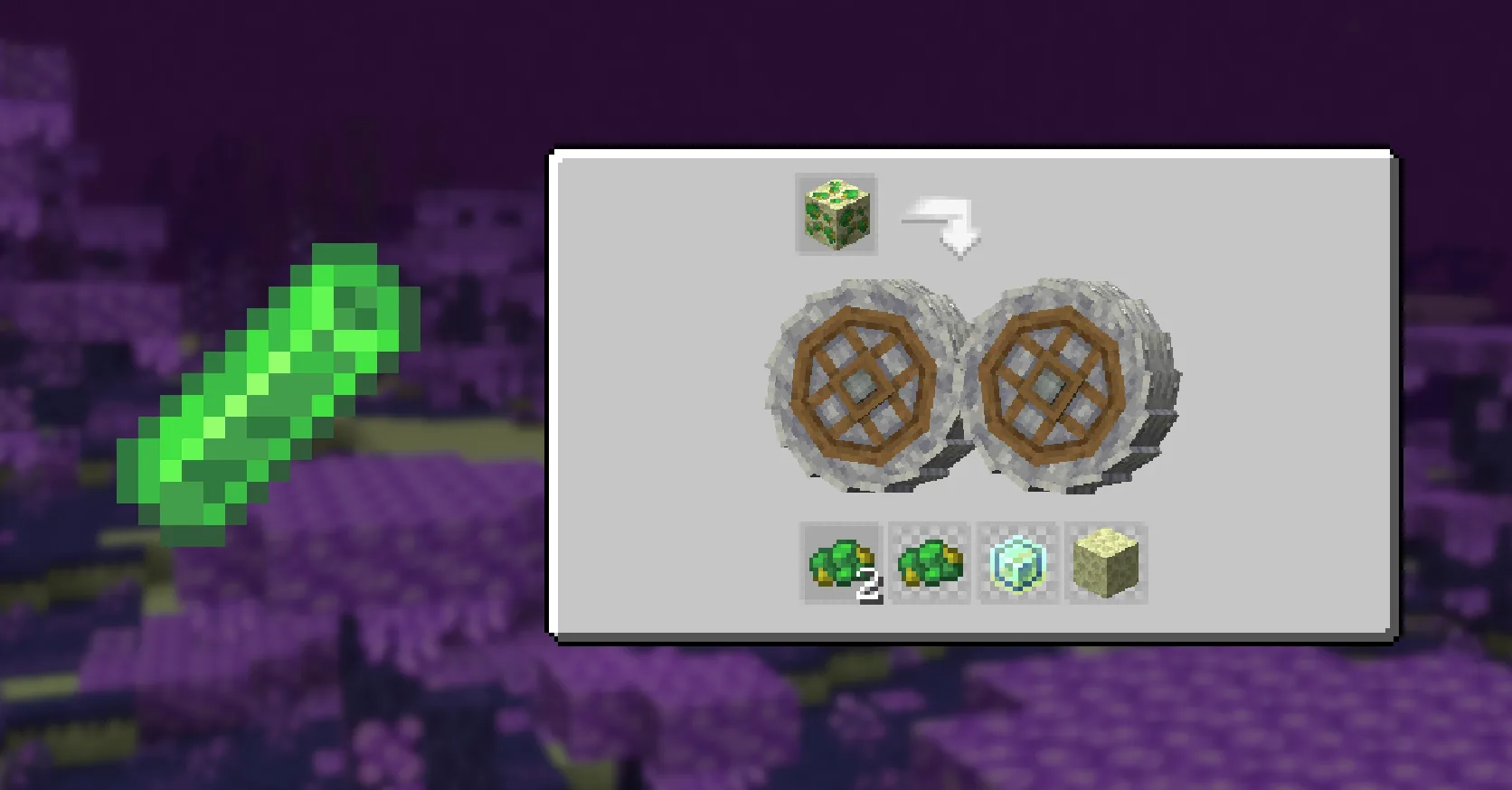 Процесс измельчения иррадиевой руды в моде Create: Enlightend