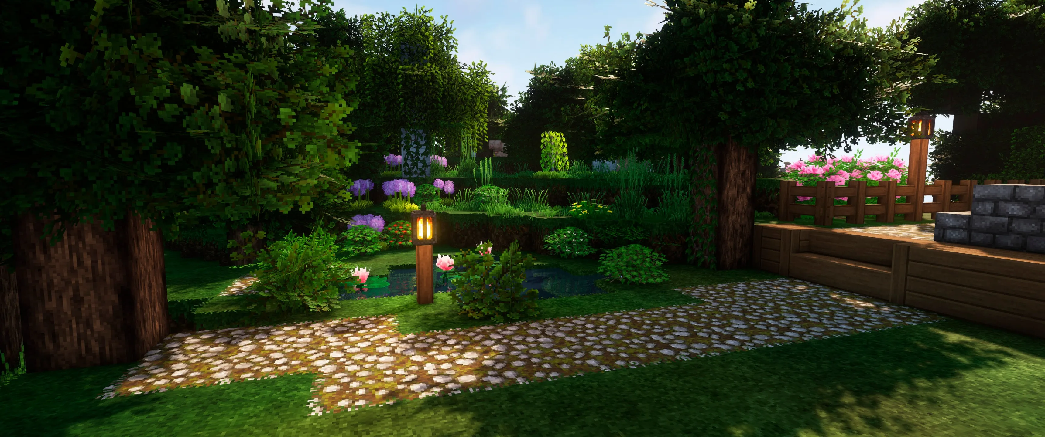 Ландшафт с текстурами пакета Alacrity.