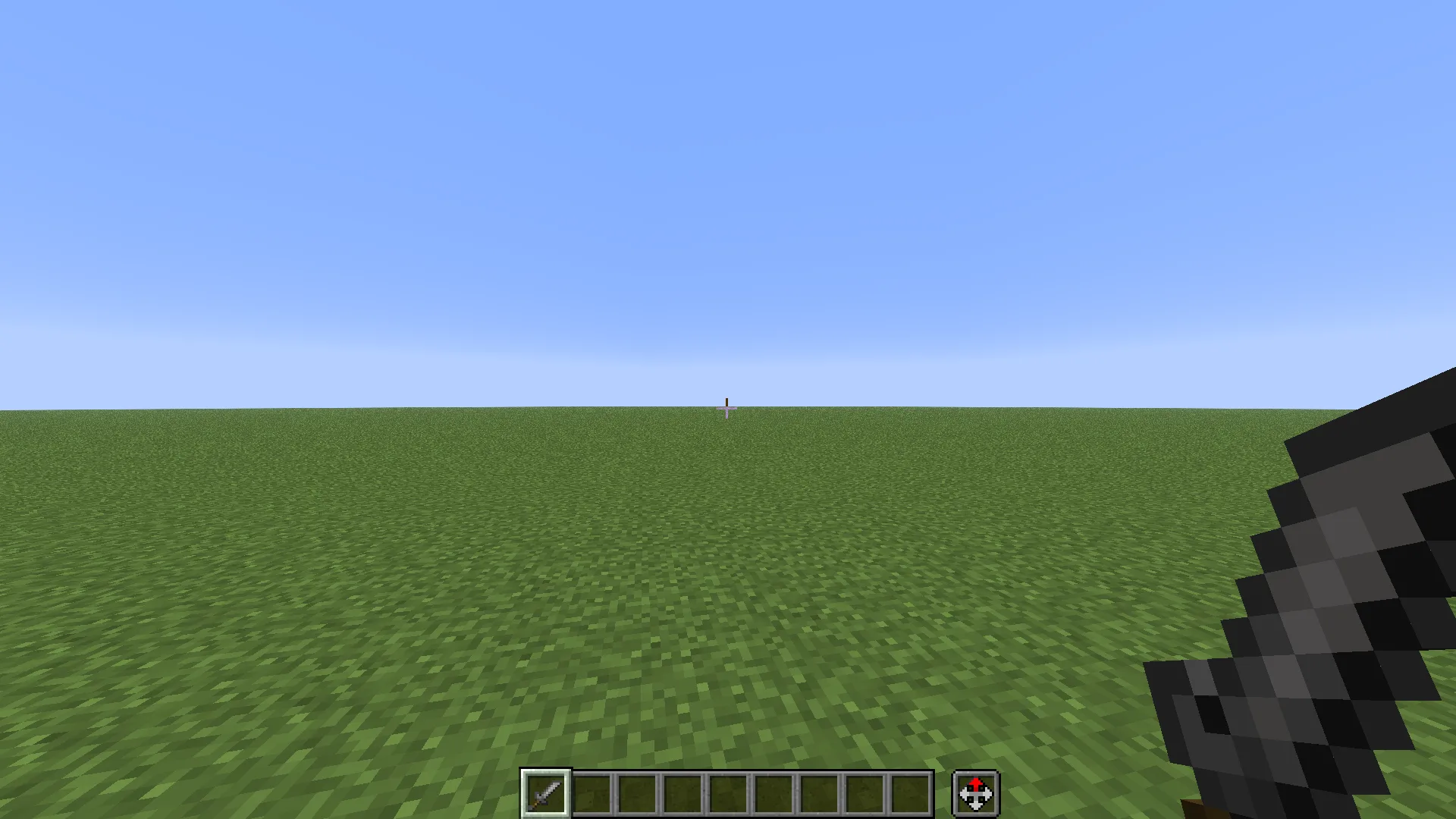 Каменный меч из Minecraft.