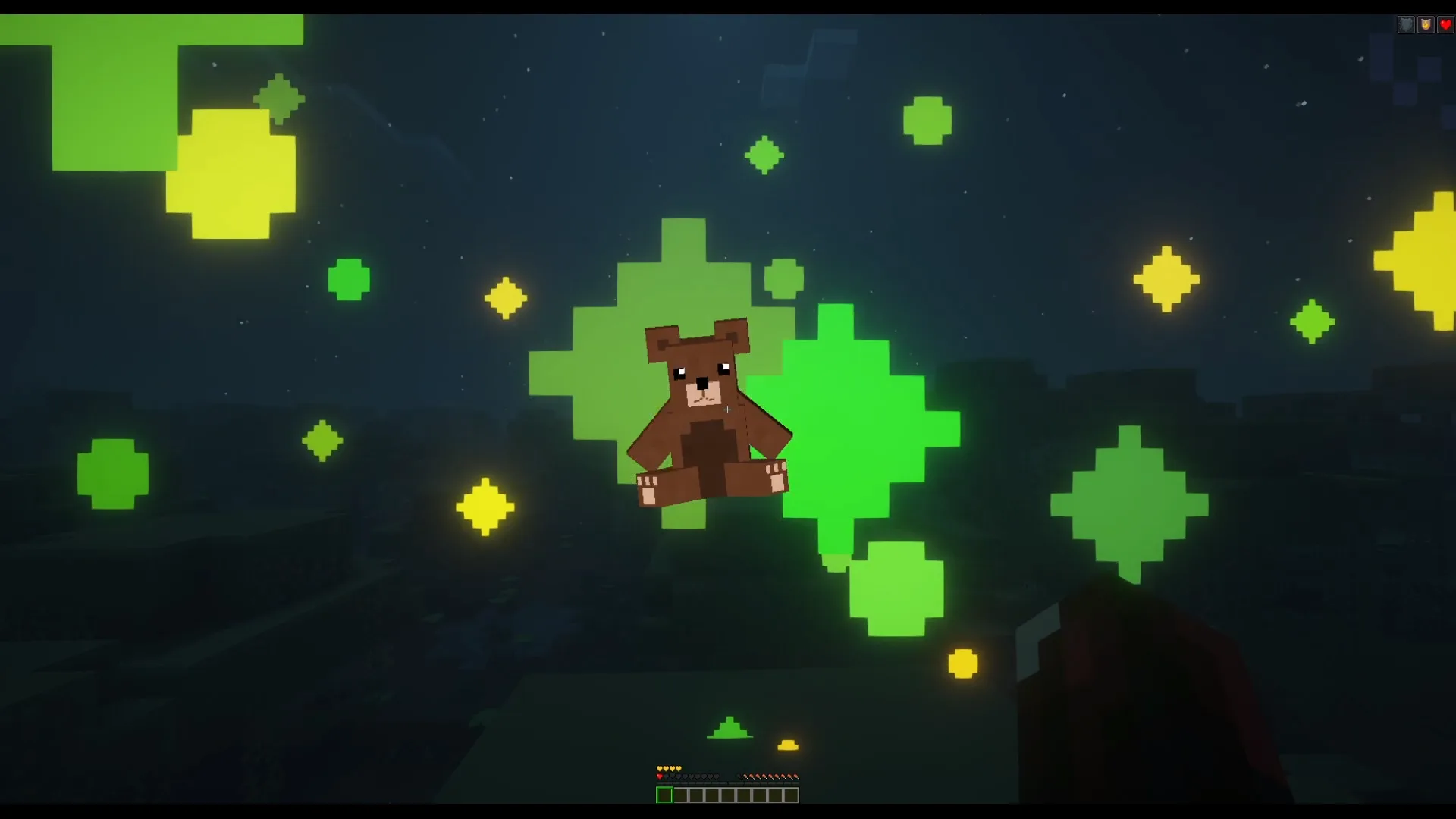 Тотем бессмертия в виде плюшевого мишки.