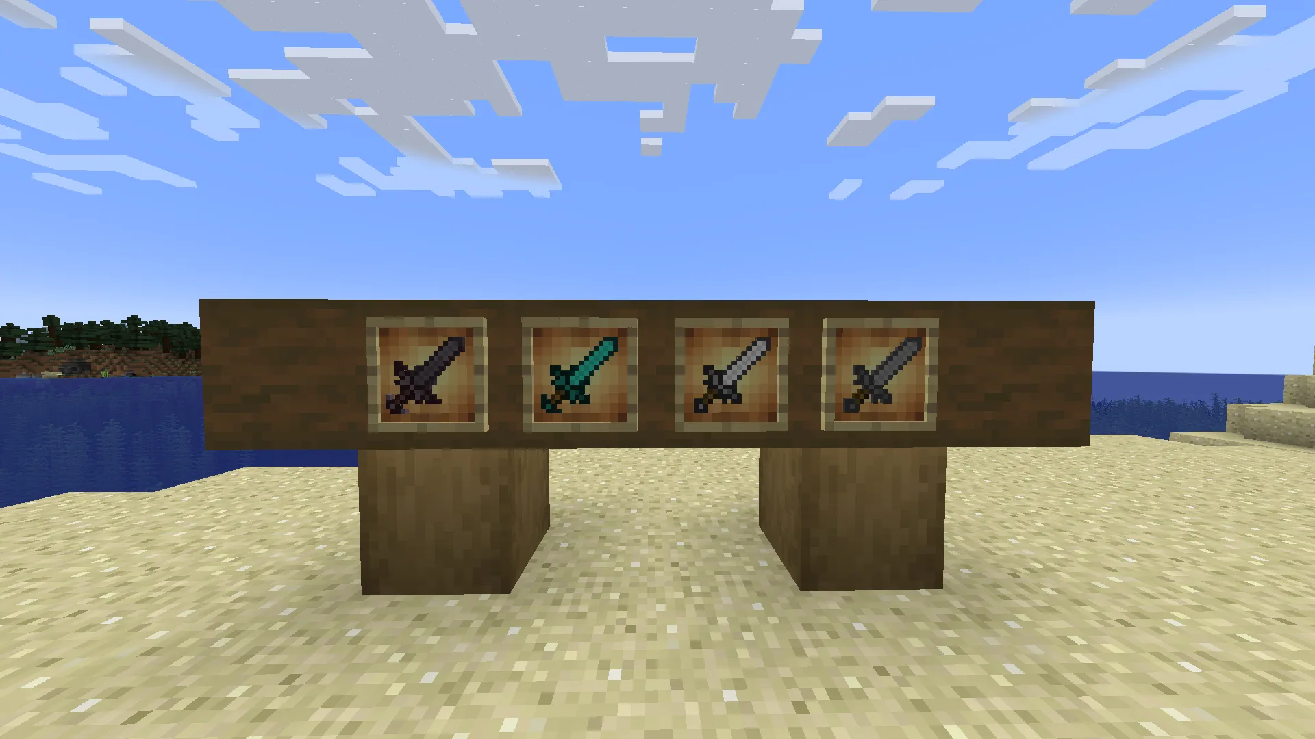 Красивые мечи в стиле Programmer art из ресурс-пака Fancy tools