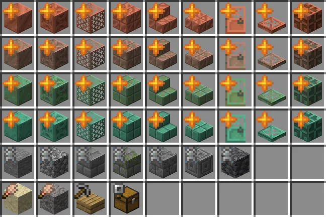 Ресурс-пак Iconic Items: медные, зараженные, подозрительные предметы, окаменелая плита и ловушка