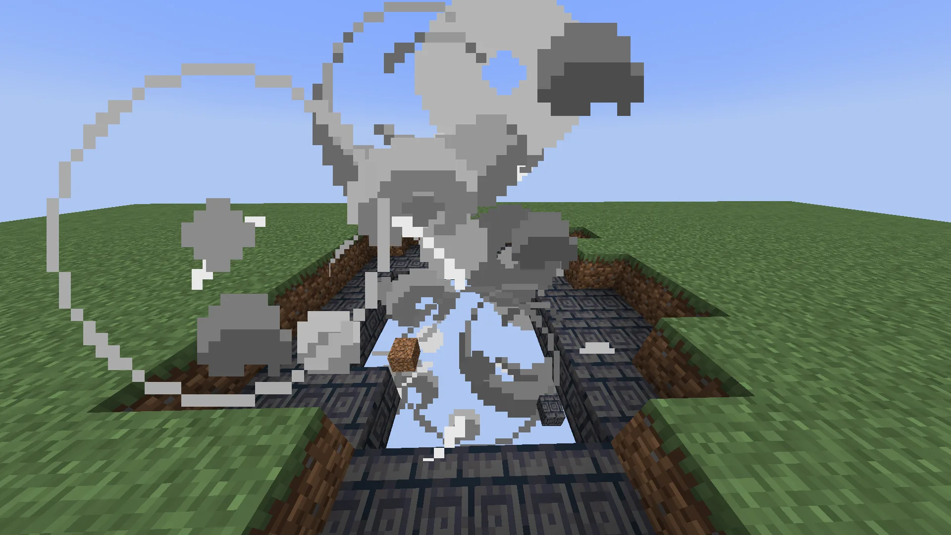 Текстура эффекта ветряного взрыва из ресурс-пака Wind Explosion для Minecraft.