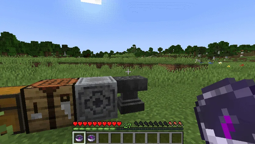 Использование телекомпасов в Minecraft.