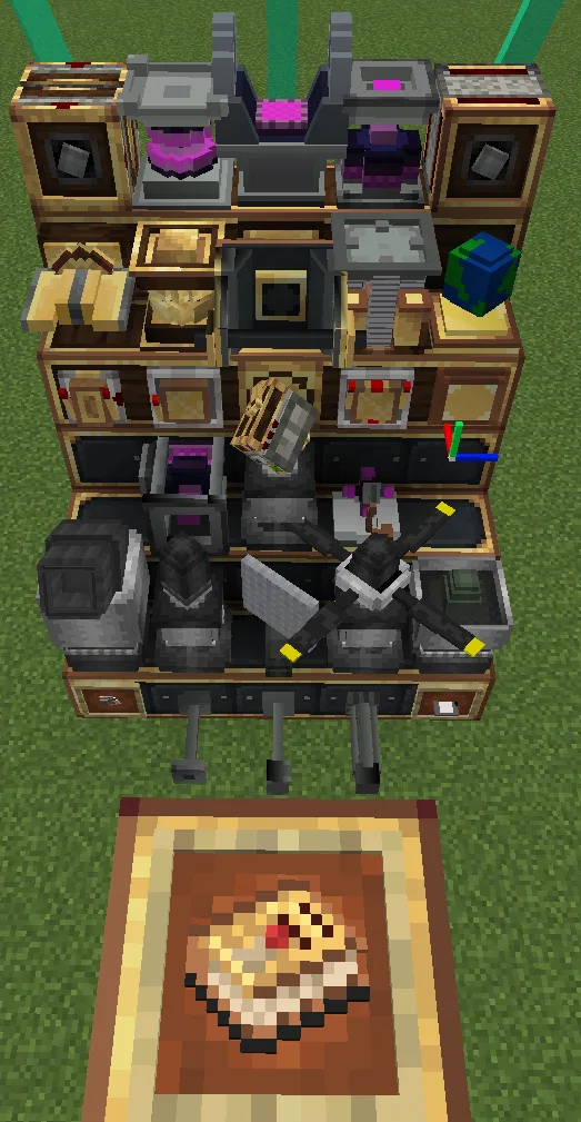 Скриншот проекта Control Craft с демонстрацией всех доступных игровых объектов.