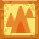 Картина с огнем размером 2x2 из мода More Vanilla Paintings