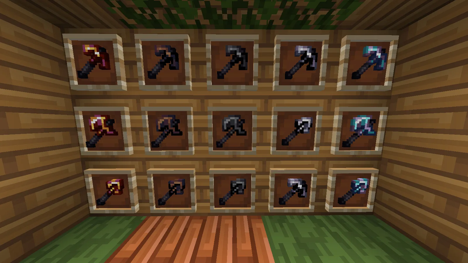 Инструменты в ресурс-паке Zero Bedwars Pack