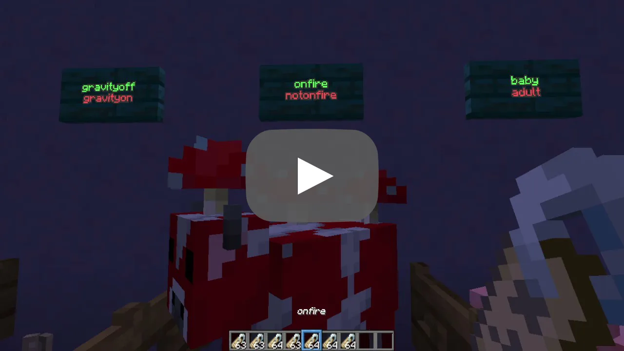 Демонстрация работы мода Special Nametags