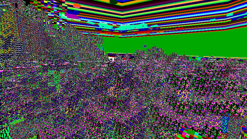 Лес с шейдерами.