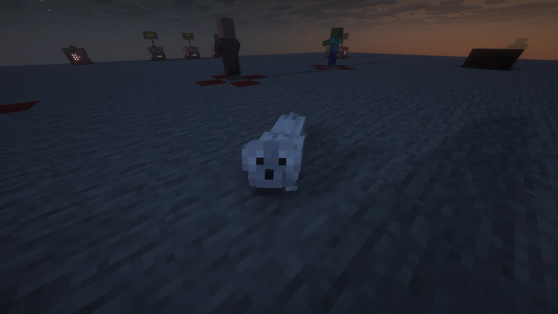 Minecraft-текстура собаки из набора PvP Visuals (Rival Visuals).