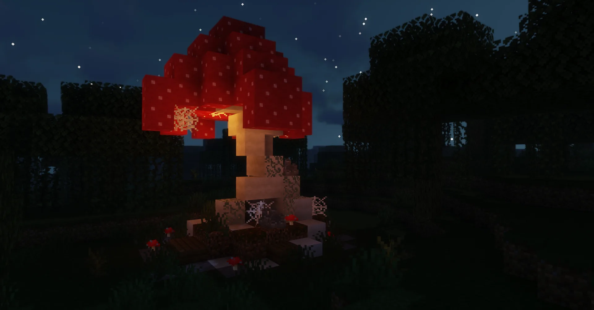 Могила с грибами из мода The Graveyard.