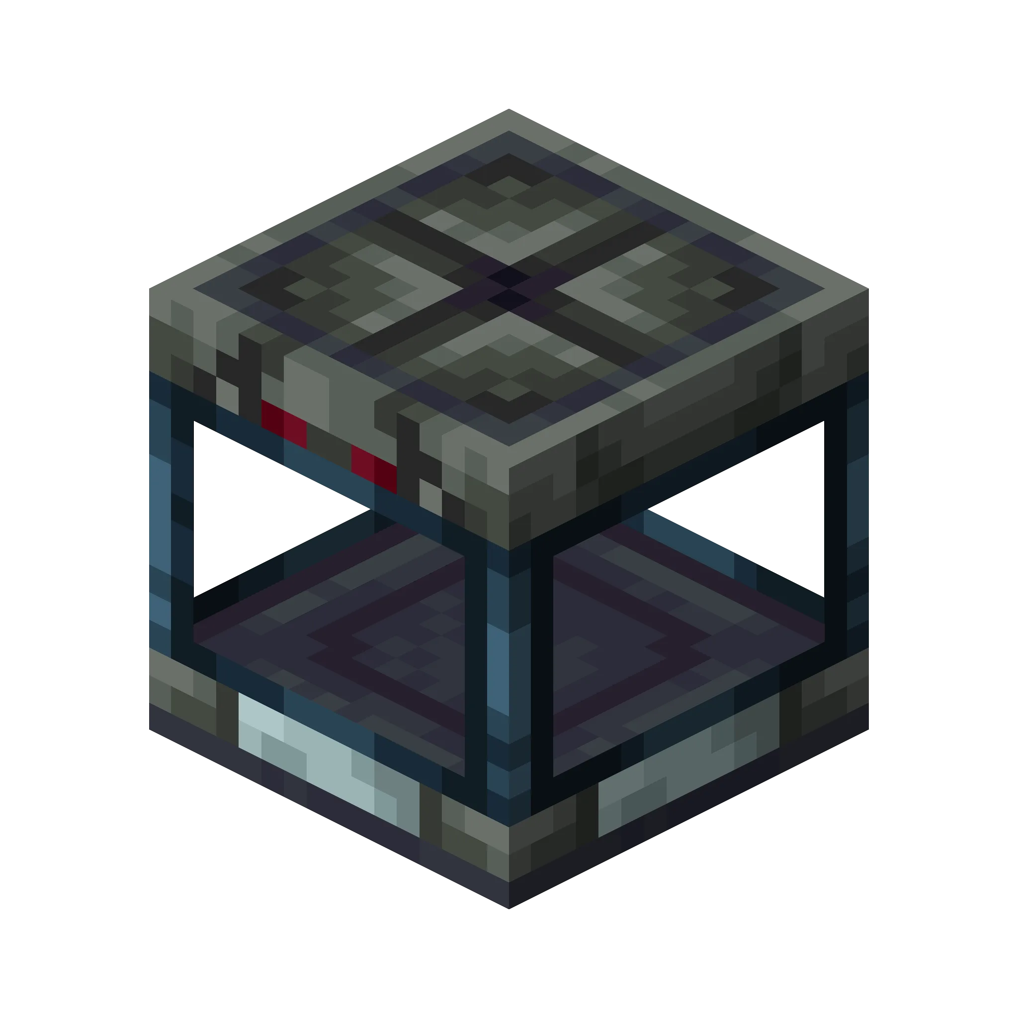 Неактивное зловещее хранилище из Minecraft.