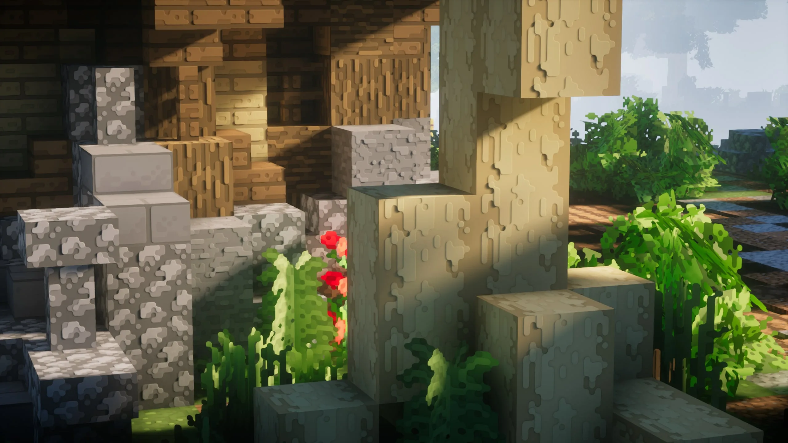 Скриншот ресурспака Roundista с поддержкой LabPBR.