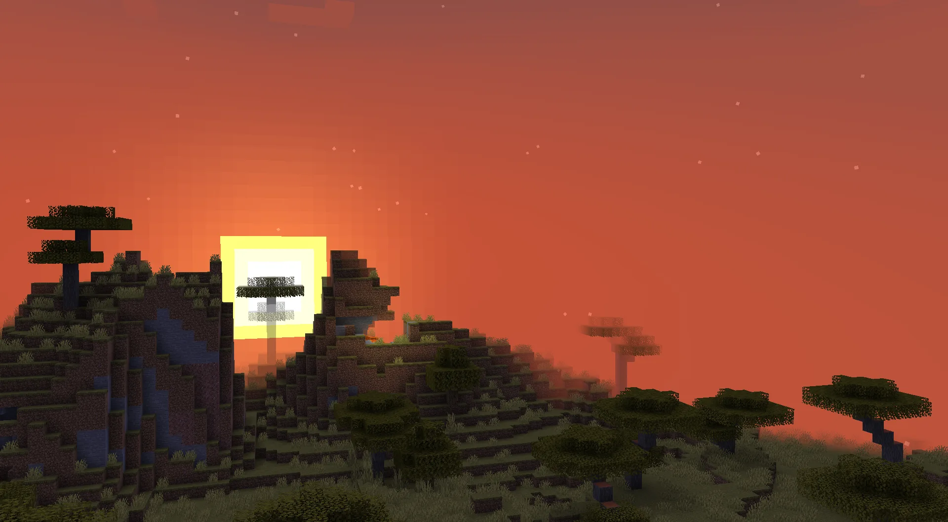 Скриншот мода Fogbox для Minecraft.