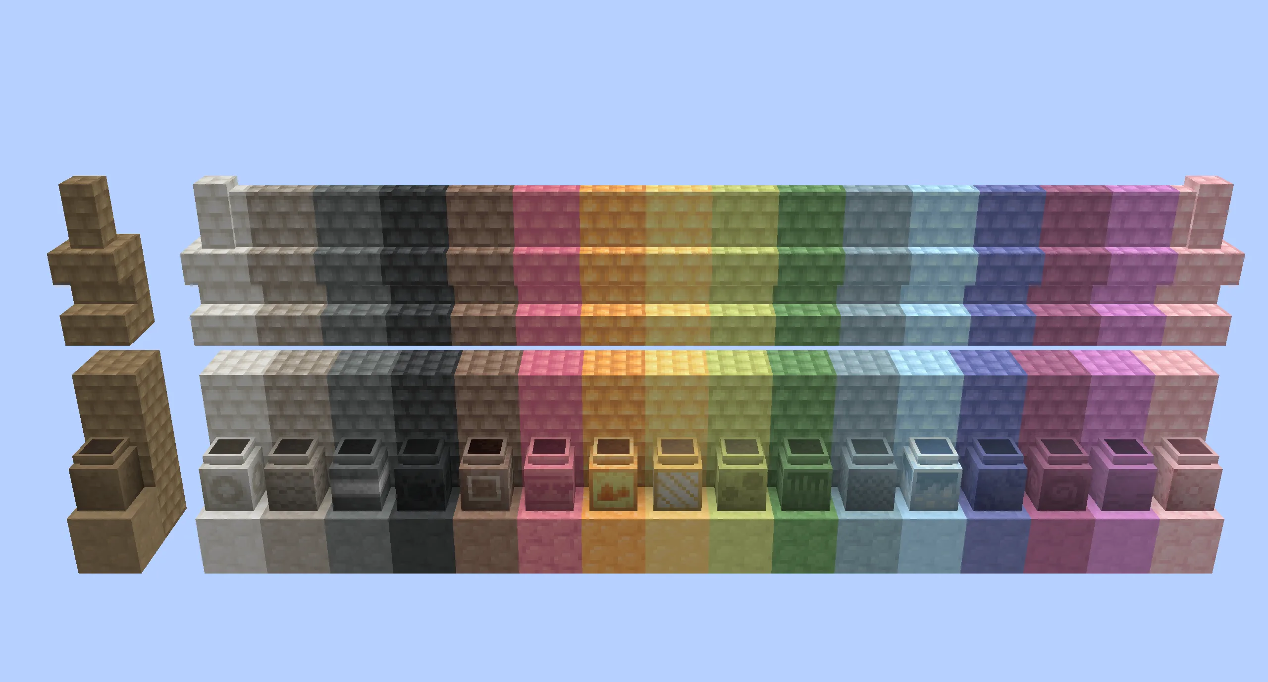 Скриншот блока ила из мода Twigs в Minecraft.