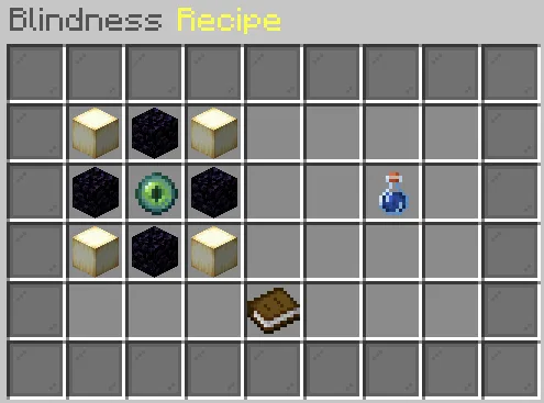 Иконка рецепта крафта эффекта слепоты из мода AstroPowers.