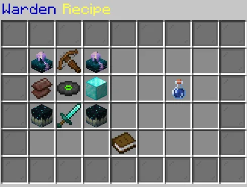 Крафтовый рецепт Вардена из мода AstroPowers.