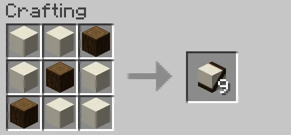 Фахверковая постройка из еловых бревен в Minecraft.