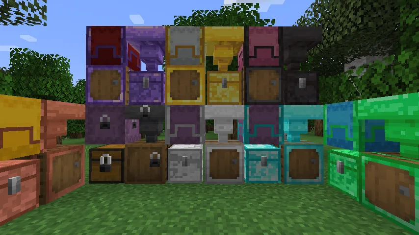 Дополнительные варианты хранения из мода Assorted Storage