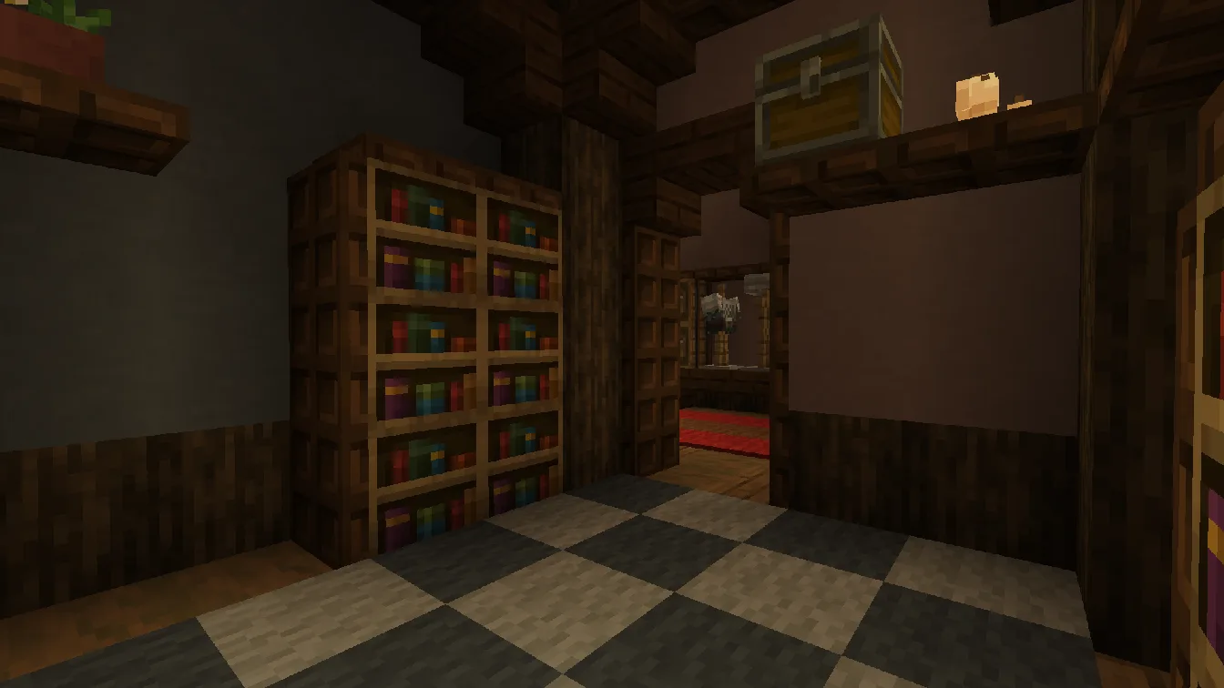 Склад в лесном особняке проекта Luki's Woodland Mansions.