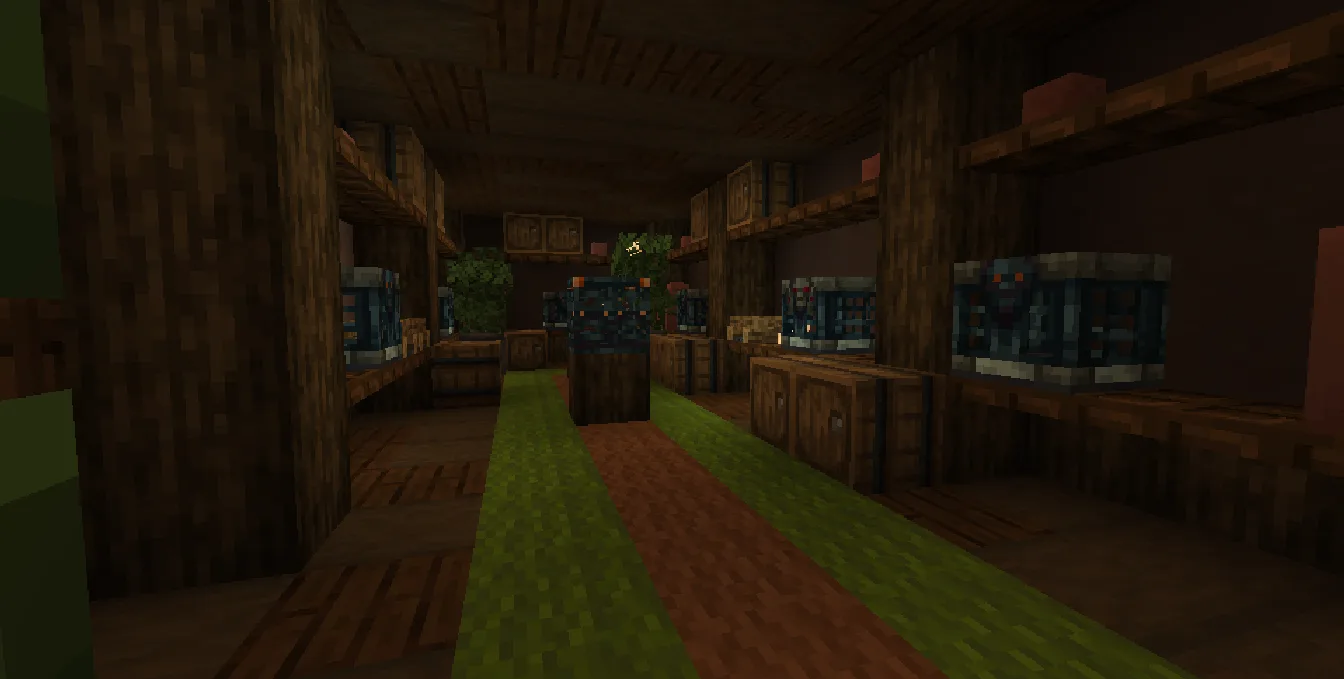 Складское хранилище в стиле лесного особняка.