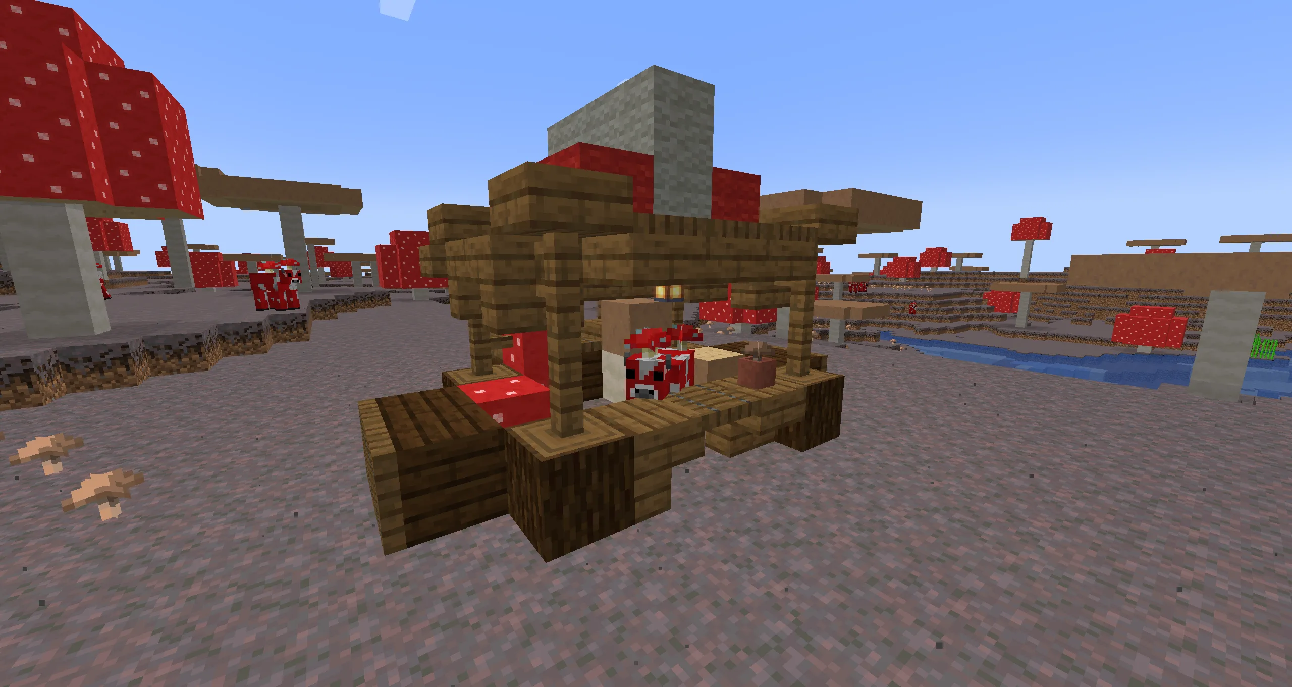 Структуры в грибном биоме, мод Simple Structures: Mushroom Fields