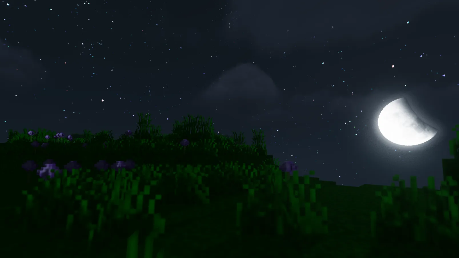Ночное небо из ресурспака Colourful.