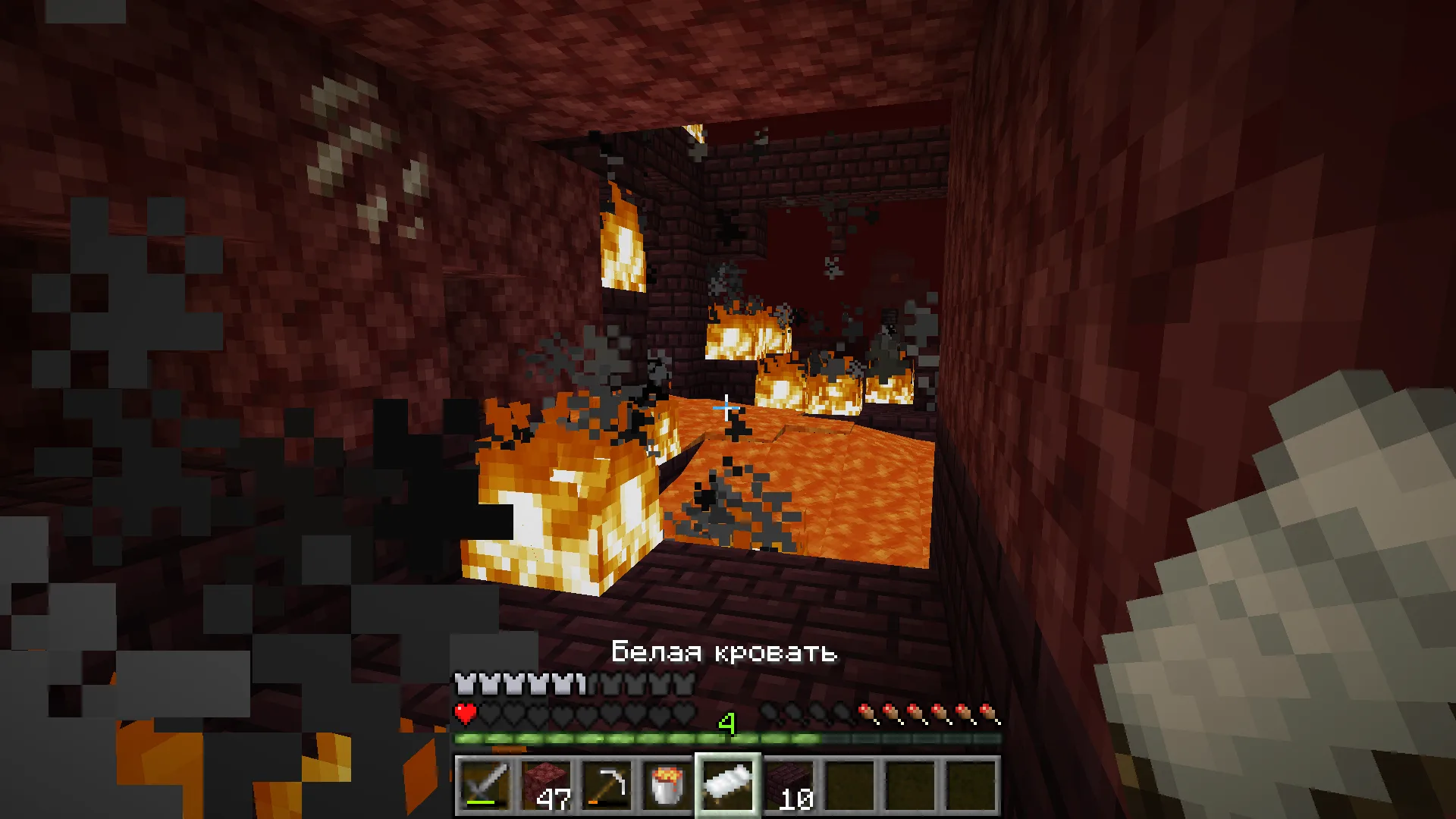 Кровати в игровом мире из ресурс-пака Java item Beds