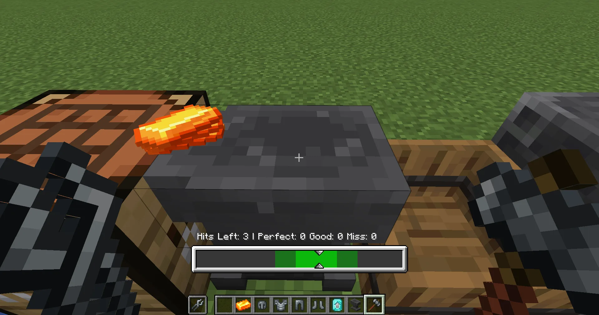 Мини-игра ковки в моде Overgeared