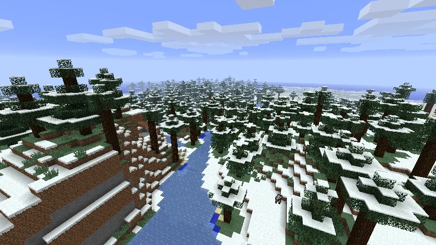 Замерзшая река в ресурс-паке EarlyRelease